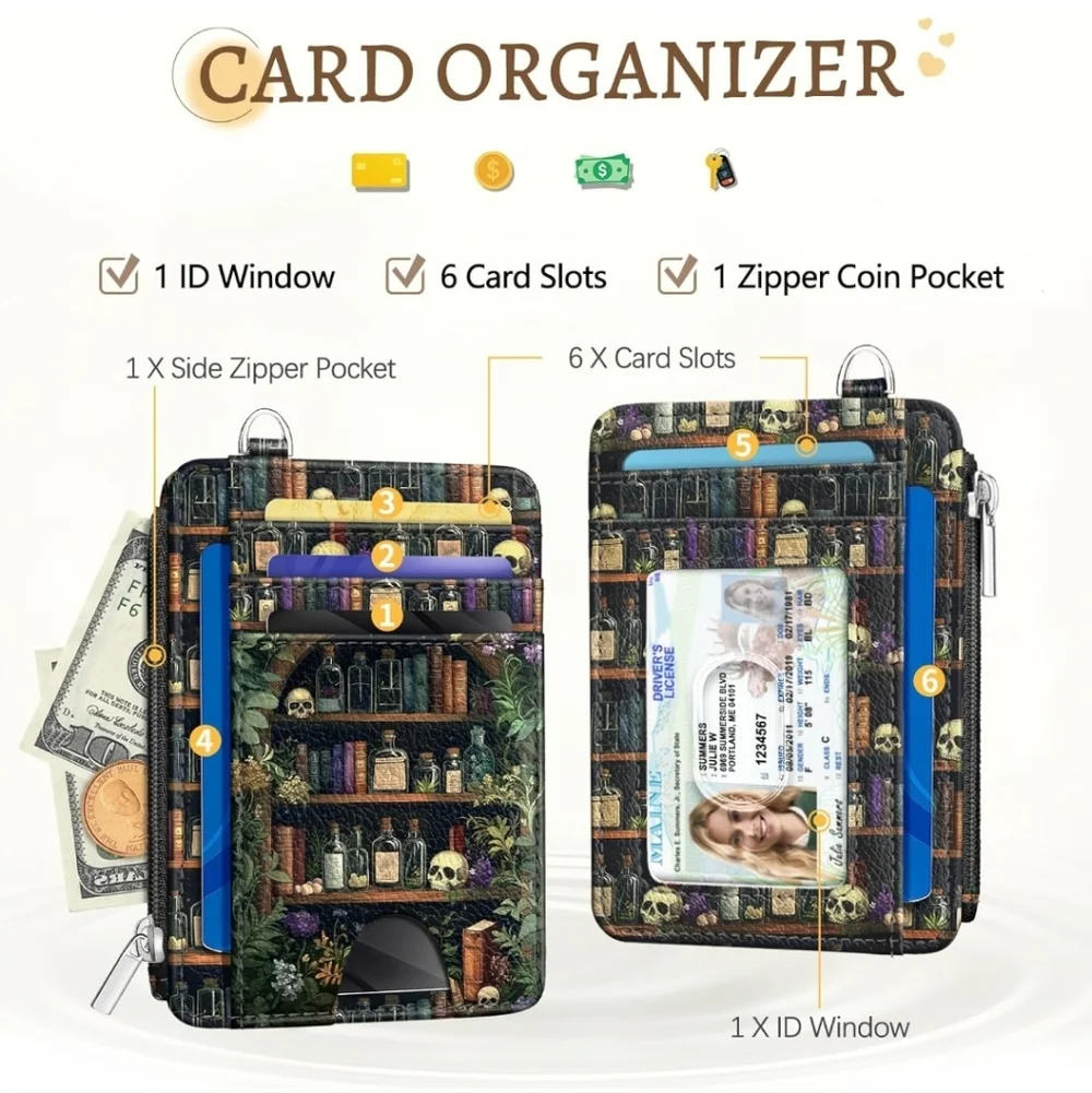 Colorful Card Organizer Wallet